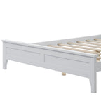 Lit plateforme complet moderne en bois pour chambre à coucher