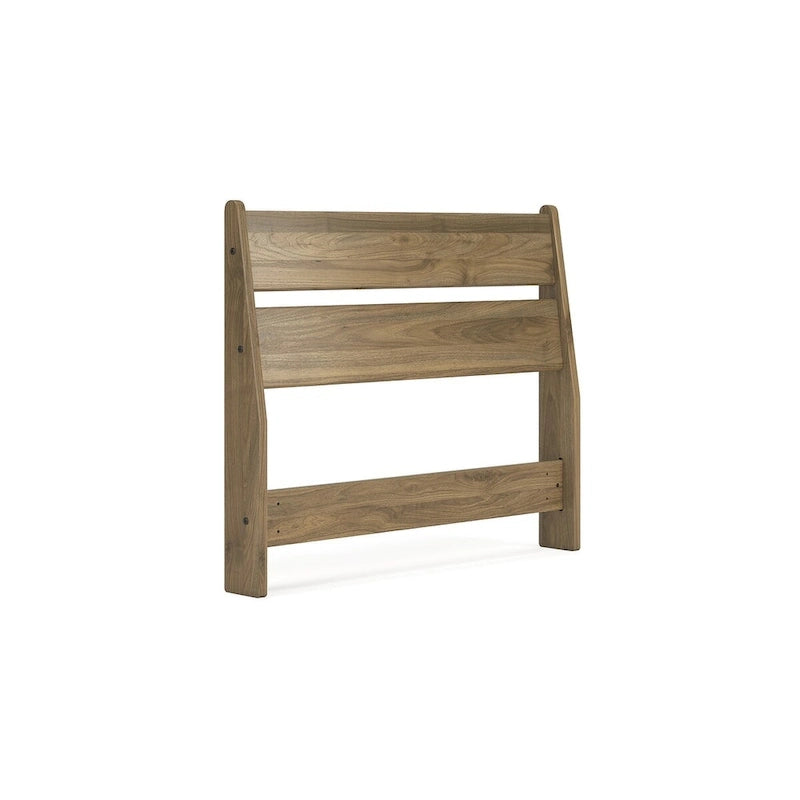 Tête de lit à panneaux Deanlow Honey avec commode et table de chevet