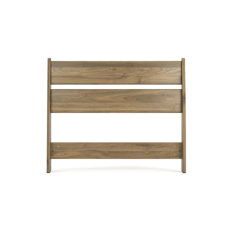 Tête de lit à panneaux Deanlow Honey avec commode et table de chevet