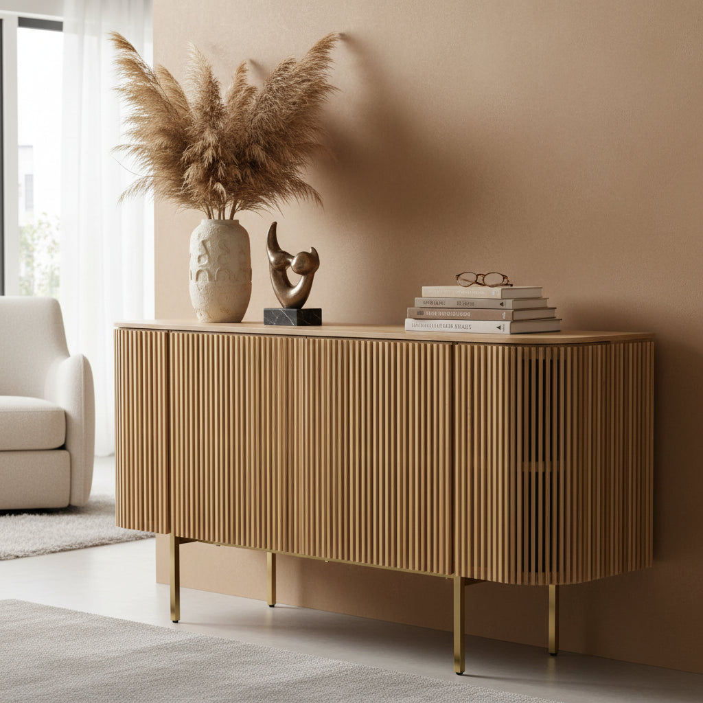   Sandy Modern Natural Ash Buffet