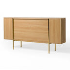 Buffet Sandy moderne en frêne naturel