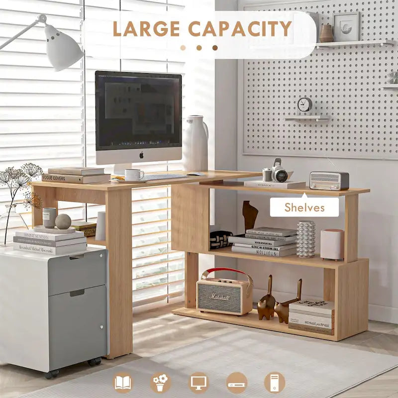 Bureau d'angle en L