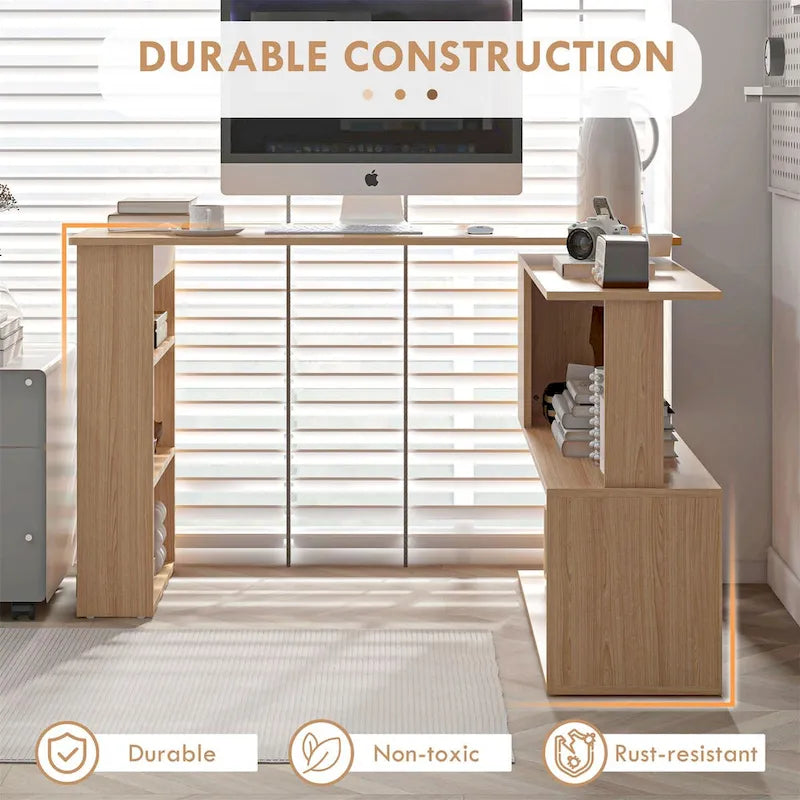 Bureau d'angle en L