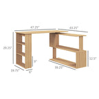 Bureau d'angle en L