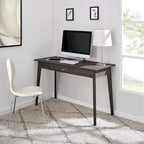   Home Office Modern Writing Desk with Drawer and USB Hub