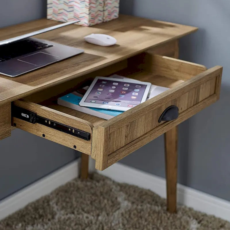 Bureau d'écriture moderne avec tiroir et hub USB pour bureau à domicile