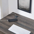 Bureau d'écriture moderne avec tiroir et hub USB pour bureau à domicile