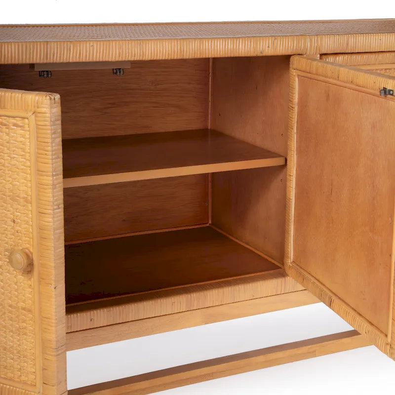 Buffet à quatre portes de 76 pouces