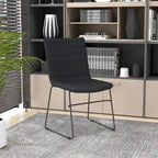Leather Polyester Office Chair with Stainless Steel Base   Series