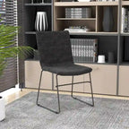 Chaise de bureau en cuir et polyester avec base en acier inoxydable Série