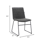 Chaise de bureau en cuir et polyester avec base en acier inoxydable Série
