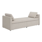 Lit de repos moderne rembourré, petit lit de repos simple avec 2 tiroirs