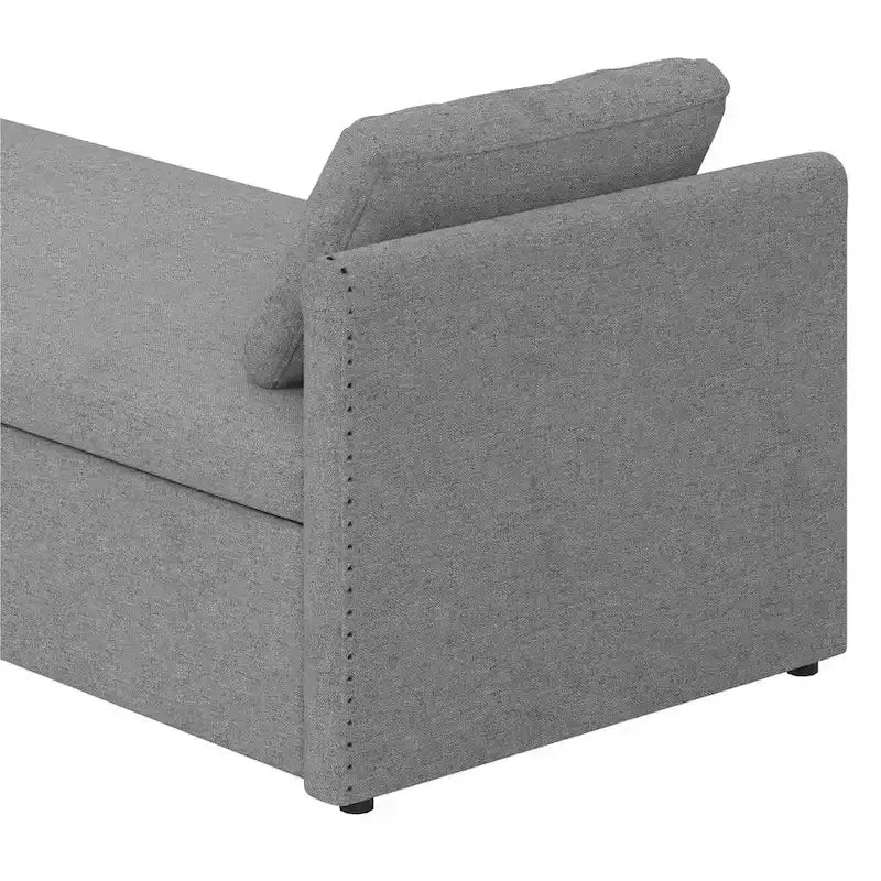 Lit de repos moderne rembourré, petit lit de repos simple avec 2 tiroirs